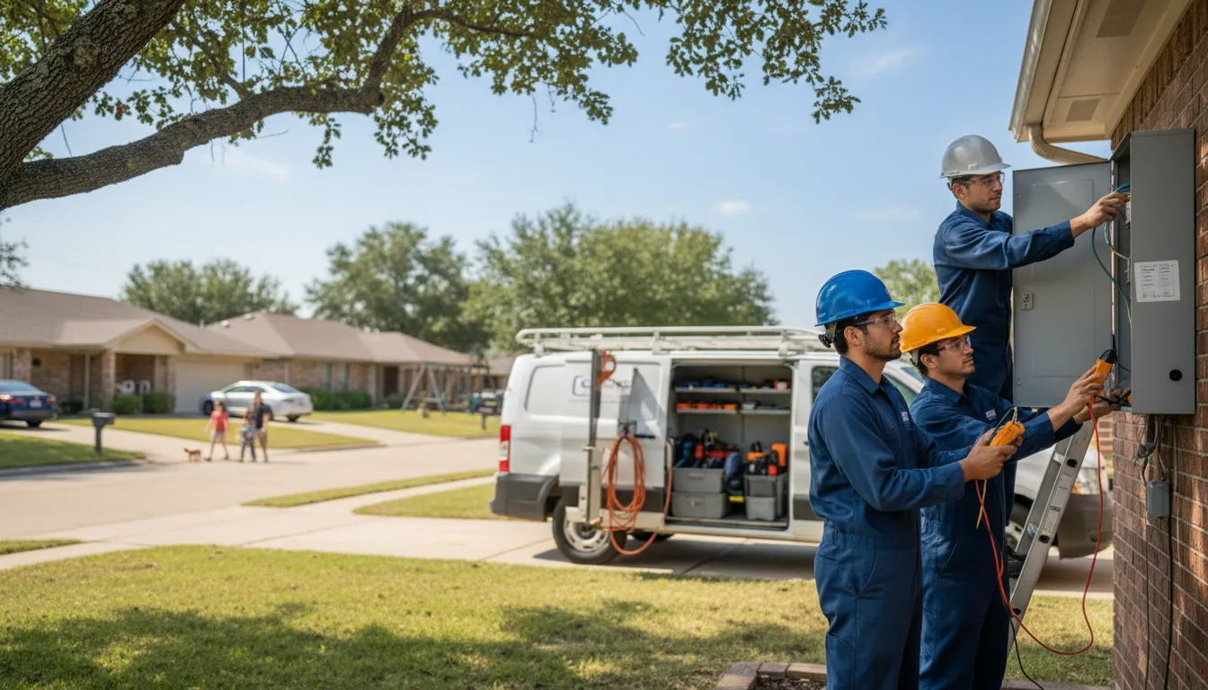 Certified electrician providing emergency electrical services in Shelly, MN
